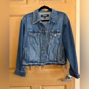 Express Women's Classic Blue Jean Jacket